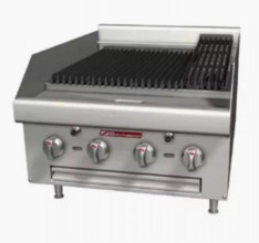 HDC-24 || SOUTHBEND CHARBROILER, GAS, COUNTER 20,000 BTU (NAT or LP) stainless steel burner per 6”